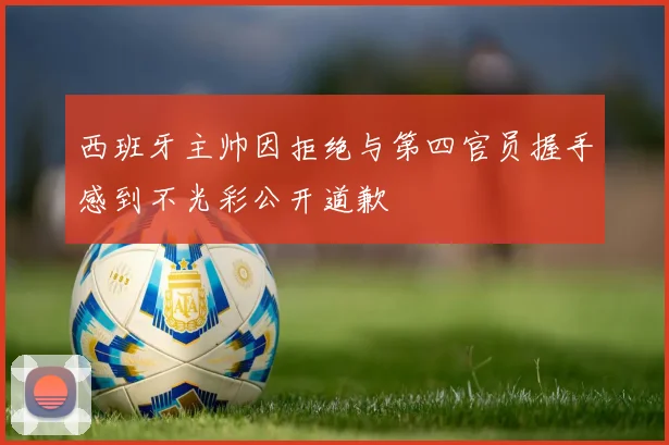 西班牙主帅因拒绝与第四官员握手感到不光彩公开道歉